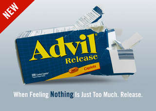 An ad for the new temporarily-life-affirming product.